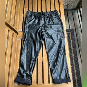 Wildfang Empower Vegan Leather Drawstring Pant